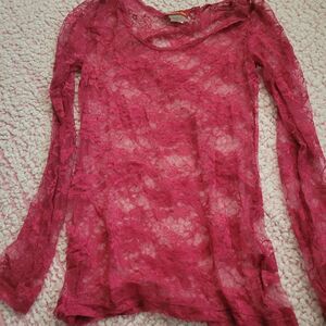 Panhandle Women's Pink and Red Blouse